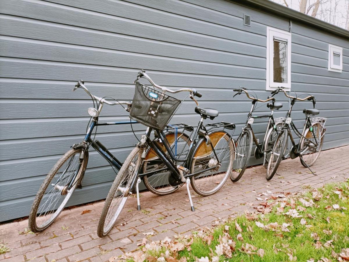 4P Chalet Tolve Met 4 Fietsen Vlakbij Natuurgebieden Drents Friese Wold, Fochteloerveen En Gevangenisdorp Veenhuizen Oosterwolde  Exterior foto