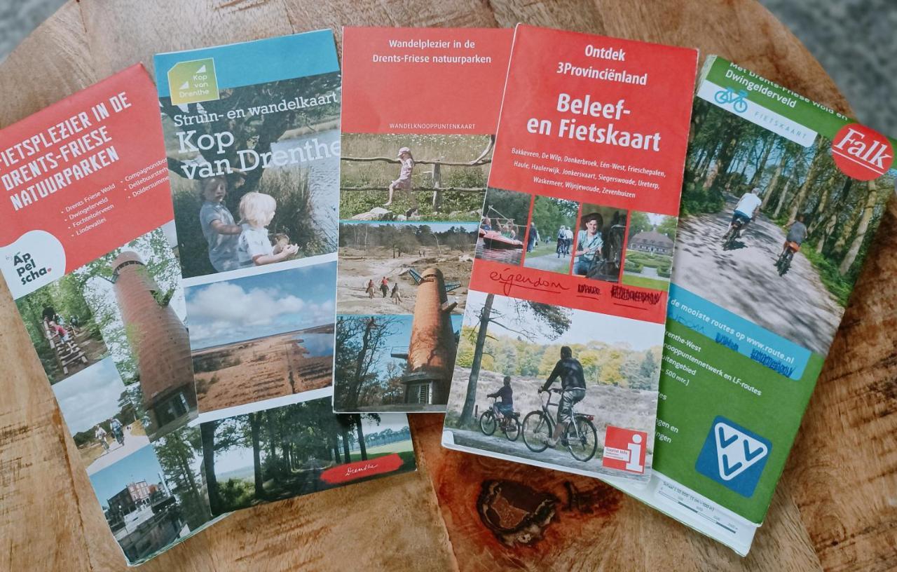 4P Chalet Tolve Met 4 Fietsen Vlakbij Natuurgebieden Drents Friese Wold, Fochteloerveen En Gevangenisdorp Veenhuizen Oosterwolde  Exterior foto
