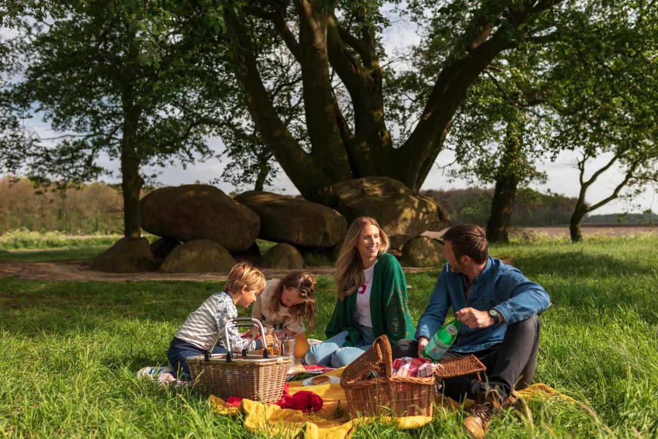 4P Chalet Tolve Met 4 Fietsen Vlakbij Natuurgebieden Drents Friese Wold, Fochteloerveen En Gevangenisdorp Veenhuizen Oosterwolde  Exterior foto